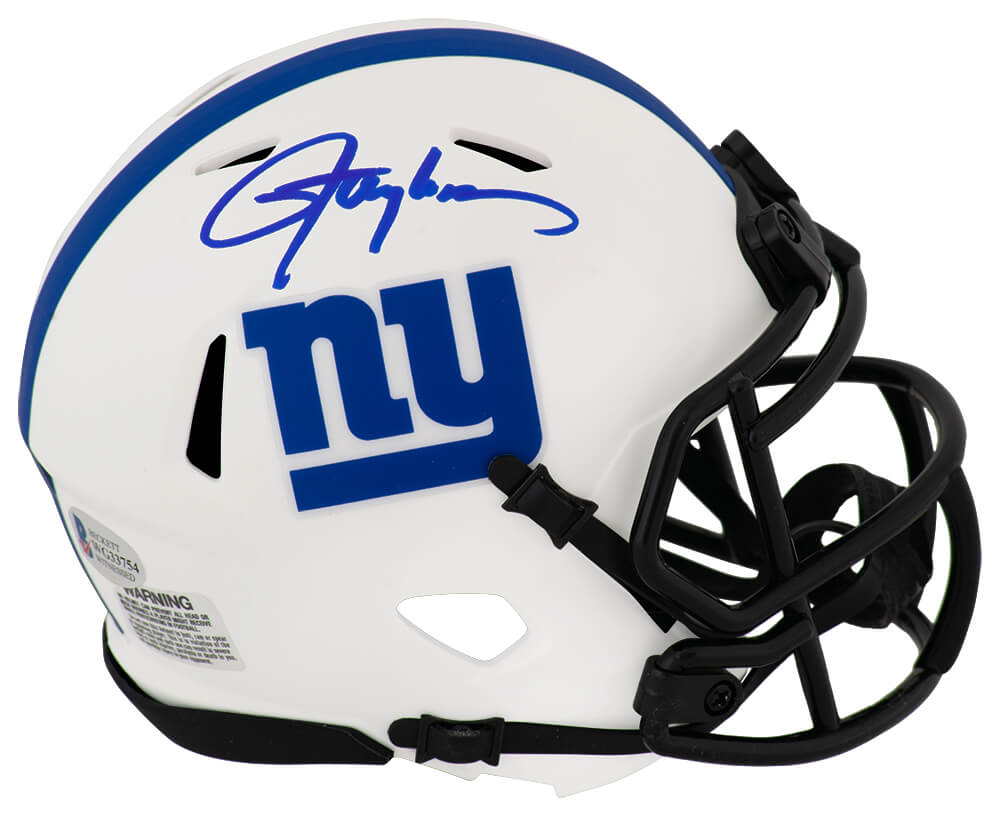 Lawrence Taylor Signed New York Giants Lunar Eclipse Riddell Speed Mini Helmet - (Beckett) - TAYMIN330 - Lawrence Taylor Signed New York Giants Lunar Eclipse Riddell Speed Mini Helmet - (Beckett) product image
