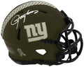 Lawrence Taylor Signed New York Giants SALUTE Riddell Speed Mini Helmet - TAYMIN331 - Lawrence Taylor Signed New York Giants SALUTE Riddell Speed Mini Helmet product image