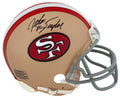 John Taylor Signed San Francisco 49ers Throwback Riddell (VSR4) Mini Helmet - TAYMIN363 - John Taylor Signed San Francisco 49ers Throwback Riddell (VSR4) Mini Helmet product image