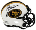 John Taylor Signed San Francisco 49ers LUNAR Riddell Speed Mini Helmet - TAYMIN364 - John Taylor Signed San Francisco 49ers LUNAR Riddell Speed Mini Helmet product image