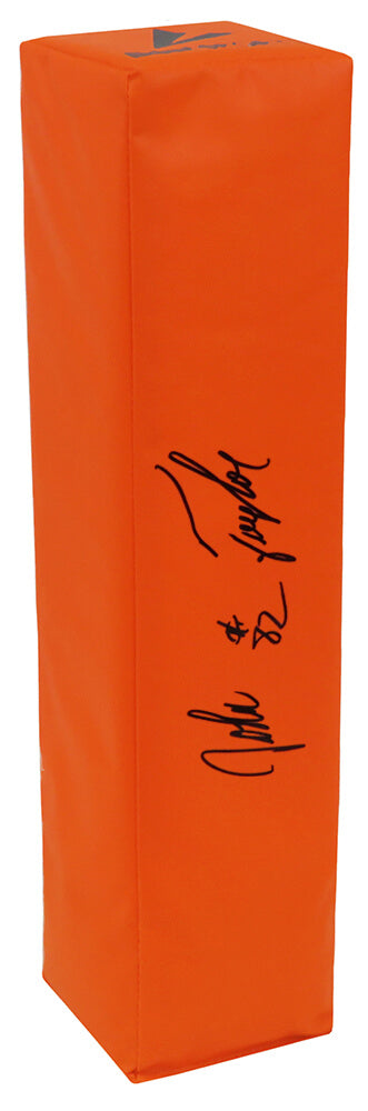 John Taylor Signed BSN Orange Endzone Pylon - TAYPYL310 - John Taylor Signed BSN Orange Endzone Pylon product image