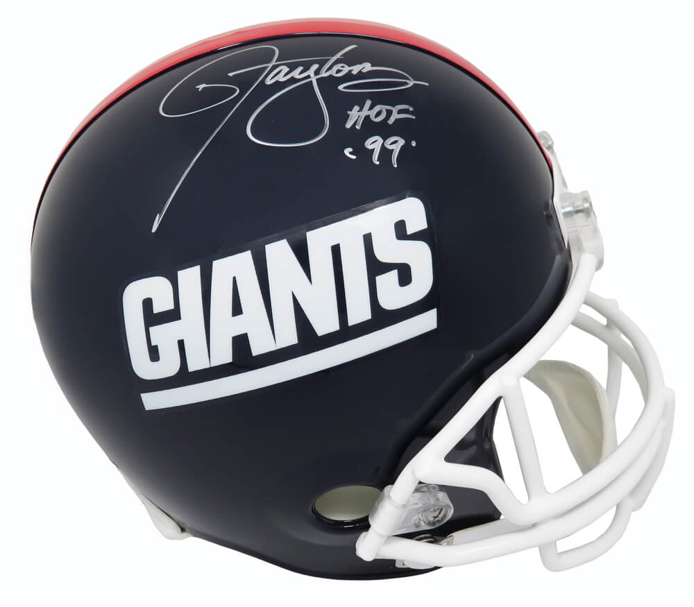Lawrence Taylor Signed New York Giants Throwback Riddell Full Size Replica Helmet w/HOF'99 - TAYREP312 - Lawrence Taylor Signed New York Giants Throwback Riddell Full Size Replica Helmet w/HOF'99 product image