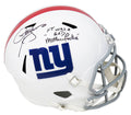 Lawrence Taylor Signed New York Giants Flat White Matte Riddell Full Size Speed Replica Helmet w/LT Was A Bad MotherF**ker - TAYREP318 - Lawrence Taylor Signed New York Giants Flat White Matte Riddell Full Size Speed Replica Helmet w/LT Was A Bad MotherF**ker product image