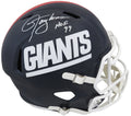 Lawrence Taylor Signed New York Giants Throwback Riddell Full Size Speed Replica Helmet w/HOF'99 - TAYREP326 - Lawrence Taylor Signed New York Giants Throwback Riddell Full Size Speed Replica Helmet w/HOF'99 product image