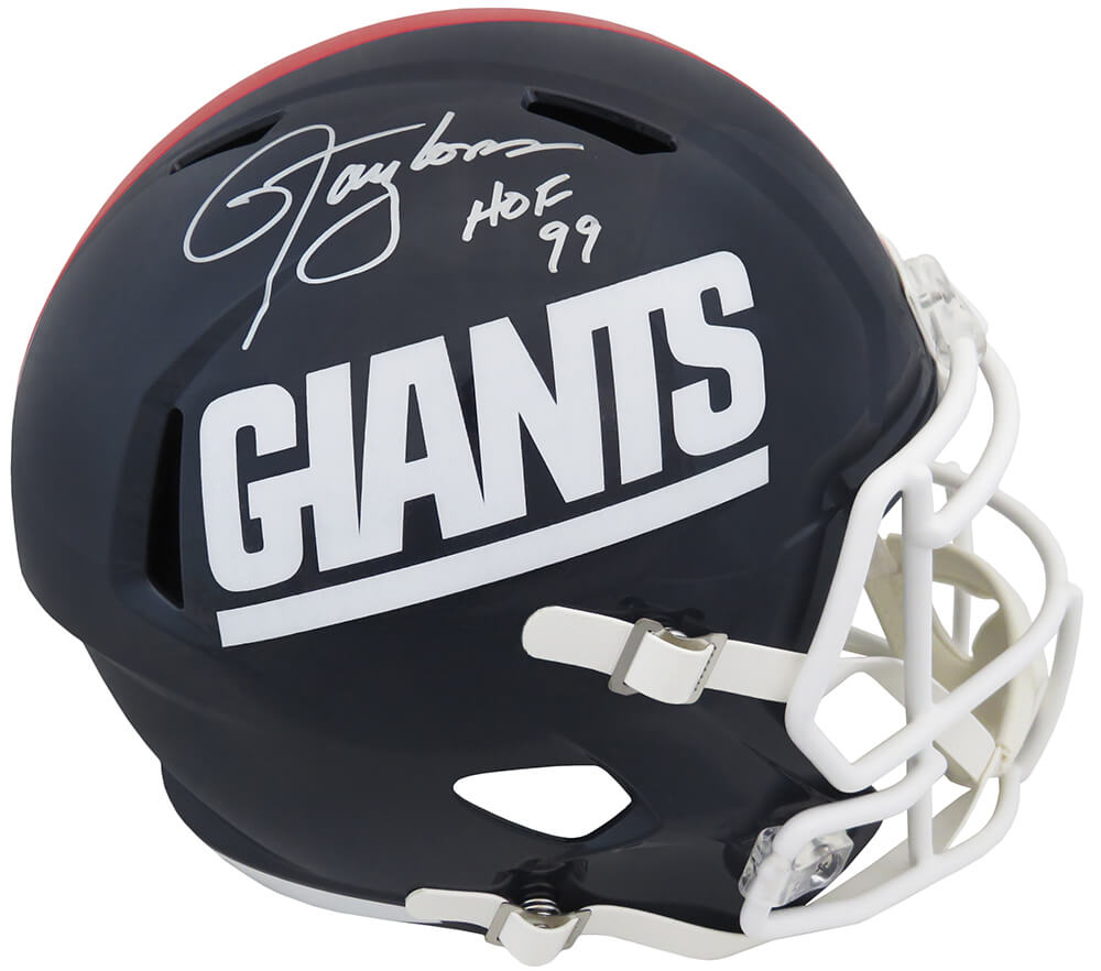 Lawrence Taylor Signed New York Giants Throwback Riddell Full Size Speed Replica Helmet w/HOF'99 - TAYREP326 - Lawrence Taylor Signed New York Giants Throwback Riddell Full Size Speed Replica Helmet w/HOF'99 product image
