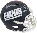 Lawrence Taylor Signed New York Giants Throwback Riddell Full Size Speed Replica Helmet w/LT Was A Bad MotherF*^cker - TAYREP327 - Lawrence Taylor Signed New York Giants Throwback Riddell Full Size Speed Replica Helmet w/LT Was A Bad MotherF*^cker product image