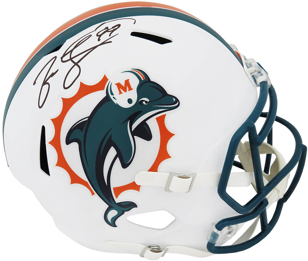 Jason Taylor Signed Miami Dolphins T/B Riddell Full Size Speed Replica Helmet - TAYREP332 - Jason Taylor Signed Miami Dolphins T/B Riddell Full Size Speed Replica Helmet product image