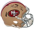 John Taylor Signed San Francisco 49ers Riddell Full Size Speed Replica Helmet w/3x SB Champs - TAYREP342 - John Taylor Signed San Francisco 49ers Riddell Full Size Speed Replica Helmet w/3x SB Champs product image