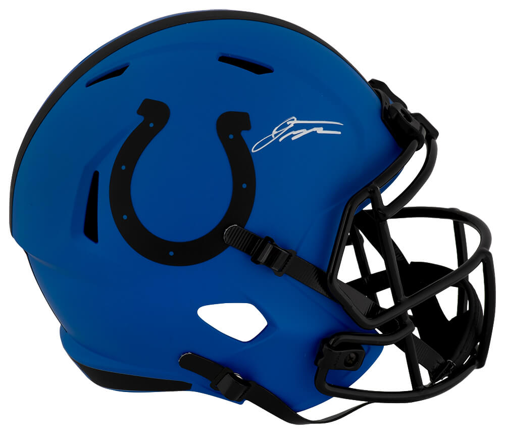 Jonathan Taylor Signed Indianapolis Colts RAVE Riddell Full Size Speed Replica Helmet - TAYREP353 - Jonathan Taylor Signed Indianapolis Colts RAVE Riddell Full Size Speed Replica Helmet product image