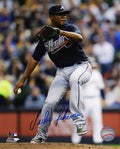 Julio Teheran Signed Atlanta Braves Pitching Action 8x10 Photo - TEH08P100 - Julio Teheran Signed Atlanta Braves Pitching Action 8x10 Photo product image