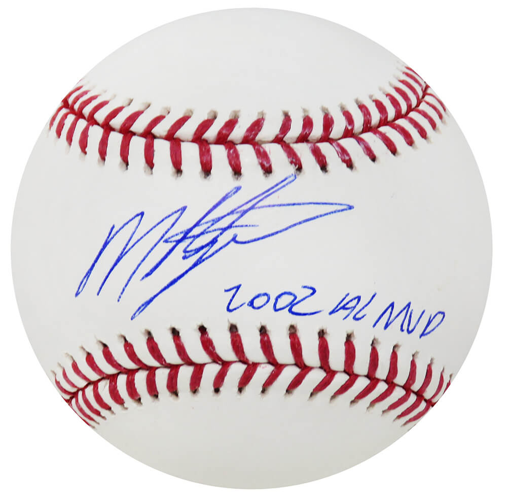 Miguel Tejada Signed Rawlings Official MLB Baseball w/2002 AL MVP - TEJBSB101 - Miguel Tejada Signed Rawlings Official MLB Baseball w/2002 AL MVP product image