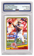 Vinny Testaverde Signed Buccaneers 1988 Topps Rookie Football Card #352 - (PSA/DNA Encapsulated) - TESCAR304 - Vinny Testaverde Signed Buccaneers 1988 Topps Rookie Football Card #352 - (PSA/DNA Encapsulated) product image