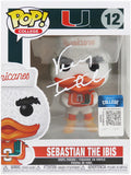 Vinny Testaverde Signed Miami Hurricanes NCAA Mascot Funko Pop Doll #12 - TESFUN300 - Vinny Testaverde Signed Miami Hurricanes NCAA Mascot Funko Pop Doll #12 product image