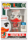 Vinny Testaverde Signed Miami Hurricanes NCAA 'Sebastian The Ibis' Mascot Funko Pop Doll #12 - TESFUN301 - Vinny Testaverde Signed Miami Hurricanes NCAA 'Sebastian The Ibis' Mascot Funko Pop Doll #12 product image