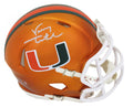 Vinny Testaverde Signed Miami Hurricanes FLASH Riddell Speed Mini Helmet - TESMIN307 - Vinny Testaverde Signed Miami Hurricanes FLASH Riddell Speed Mini Helmet product image
