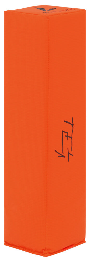 Vinny Testaverde Signed BSN Orange Endzone Football Pylon - TESPYL304 - Vinny Testaverde Signed BSN Orange Endzone Football Pylon product image