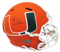 Vinny Testaverde Signed Miami Hurricanes AMP Alternate Riddell Full Size Replica Speed Helmet - TESREP301 - Vinny Testaverde Signed Miami Hurricanes AMP Alternate Riddell Full Size Replica Speed Helmet product image