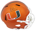 Vinny Testaverde Signed Miami Hurricanes FLASH Riddell Full Size Speed Replica Helmet w/Heisman'86 - TESREP309 - Vinny Testaverde Signed Miami Hurricanes FLASH Riddell Full Size Speed Replica Helmet w/Heisman'86 product image