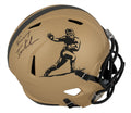 Vinny Testaverde Signed Heisman Trophy Logo Gold Riddell Full Size Speed Helmet - TESREP314 - Vinny Testaverde Signed Heisman Trophy Logo Gold Riddell Full Size Speed Helmet product image