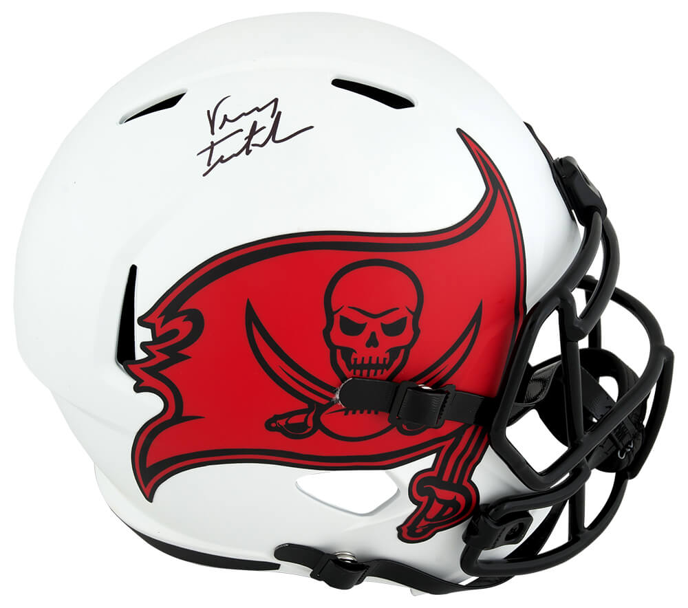 Vinny Testaverde Signed Tampa Bay Buccaneers Lunar Eclipse Riddell Full Size Speed Replica Helmet - TESREP316 - Vinny Testaverde Signed Tampa Bay Buccaneers Lunar Eclipse Riddell Full Size Speed Replica Helmet product image