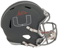 Vinny Testaverde Signed Miami Hurricanes SLATE Riddell Full Size Speed Replica Helmet - TESREP323 - Vinny Testaverde Signed Miami Hurricanes SLATE Riddell Full Size Speed Replica Helmet product image