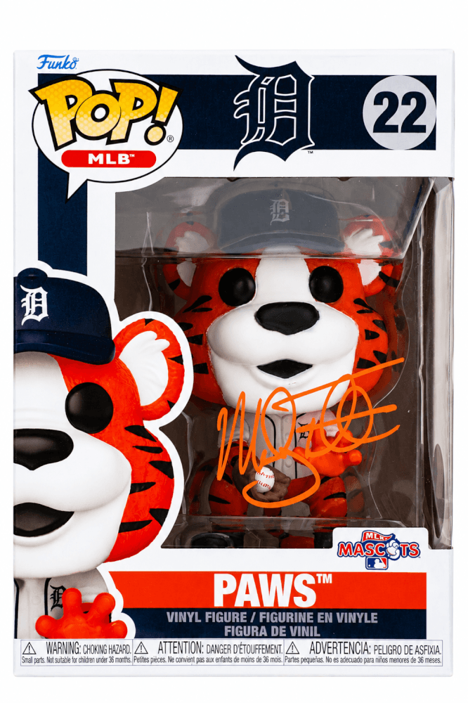 Mickey Tettleton Signed Detroit Tigers 'Paws' MLB Mascot Funko Pop Doll #22 - TETFUN100 - Mickey Tettleton Signed Detroit Tigers 'Paws' MLB Mascot Funko Pop Doll #22 product image