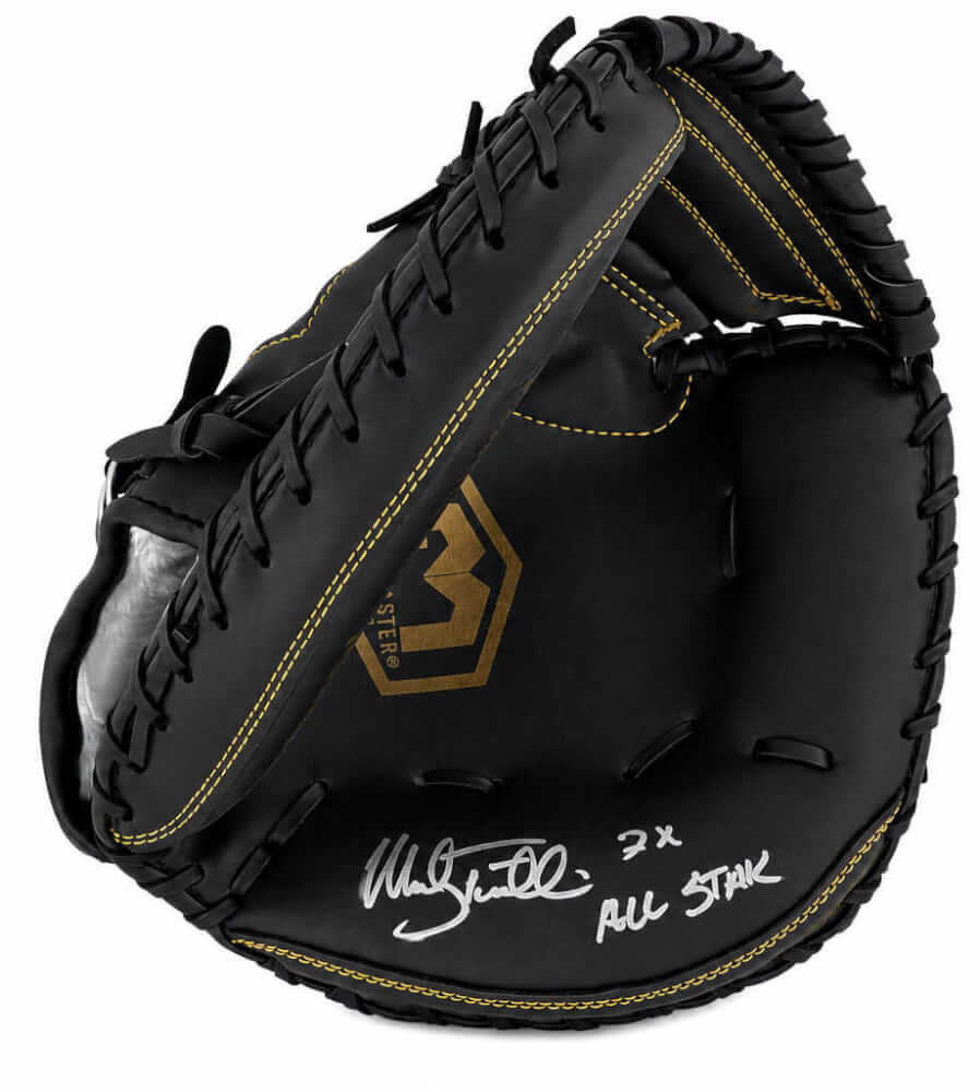 Mickey Tettleton Signed Franklin Black Baseball Catchers Glove w/2x All Star - TETGLV100 - Mickey Tettleton Signed Franklin Black Baseball Catchers Glove w/2x All Star product image
