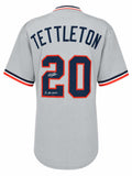 Mickey Tettleton Signed Gray Custom Baseball Jersey w/2x All Star - TETJRY100 - Mickey Tettleton Signed Gray Custom Baseball Jersey w/2x All Star product image