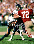 Tom Thayer Signed Chicago Bears Blocking vs 49ers Action 8x10 Photo - THA08P303 - Tom Thayer Signed Chicago Bears Blocking vs 49ers Action 8x10 Photo product image