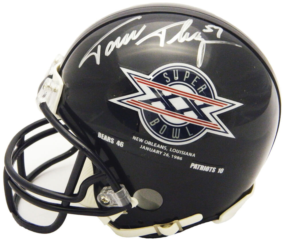 Tom Thayer Signed Chicago Bears / Super Bowl XX Champs Logo Riddell Mini Helmet - THAMIN303 - Tom Thayer Signed Chicago Bears / Super Bowl XX Champs Logo Riddell Mini Helmet product image