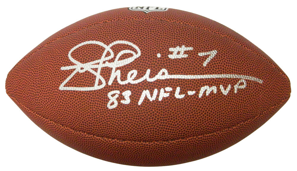 Joe Theismann Signed Wilson Limited Full Size NFL Football w/83 NFL MVP - THEFTB300 - Joe Theismann Signed Wilson Limited Full Size NFL Football w/83 NFL MVP product image