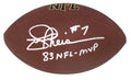 Joe Theismann Signed Wilson Super Grip Full Size NFL Football w/83 NFL MVP - THEFTB302 - Joe Theismann Signed Wilson Super Grip Full Size NFL Football w/83 NFL MVP product image