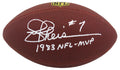 Joe Theismann Signed Wilson Tailgate Full Size NFL Football w/1983 NFL MVP - THEFTB303 - Joe Theismann Signed Wilson Tailgate Full Size NFL Football w/1983 NFL MVP product image