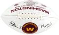 Joe Theismann Signed Washington Football Team Rawlings White Football w/83 MVP - THEFTB304 - Joe Theismann Signed Washington Football Team Rawlings White Football w/83 MVP product image