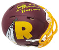 Joe Theismann Signed Washington Redskins AMP Alternate Riddell Speed Mini Helmet w/83 NFL MVP - THEMIN305 - Joe Theismann Signed Washington Redskins AMP Alternate Riddell Speed Mini Helmet w/83 NFL MVP product image