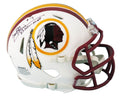 Joe Theismann Signed Washington Redskins Flat White Matte Riddell Speed Mini Helmet w/83 NFL MVP - THEMIN306 - Joe Theismann Signed Washington Redskins Flat White Matte Riddell Speed Mini Helmet w/83 NFL MVP product image