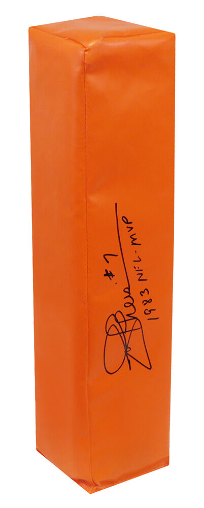 Joe Theismann Signed Orange Endzone Pylon w/83 NFL MVP - THEPYL301 - Joe Theismann Signed Orange Endzone Pylon w/83 NFL MVP product image