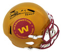 Joe Theismann Signed Washington Football Team FLASH Riddell Full Size Speed Replica Helmet w/83 MVP - THEREP306 - Joe Theismann Signed Washington Football Team FLASH Riddell Full Size Speed Replica Helmet w/83 MVP product image