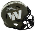 Joe Theismann Signed Washington Commanders SALUTE Riddell Full Size Speed Replica Helmet w/83 MVP - THEREP308 - Joe Theismann Signed Washington Commanders SALUTE Riddell Full Size Speed Replica Helmet w/83 MVP product image