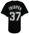 Bobby Thigpen Signed Black Custom Baseball Jersey w/57 Saves 1990 - THIJRY100 - Bobby Thigpen Signed Black Custom Baseball Jersey w/57 Saves 1990 product image