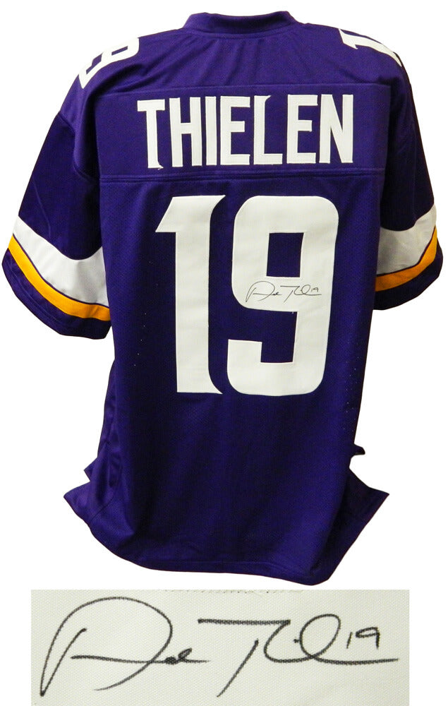 Adam Thielen Signed Purple Custom Football Jersey - THIJRY300 - Adam Thielen Signed Purple Custom Football Jersey product image