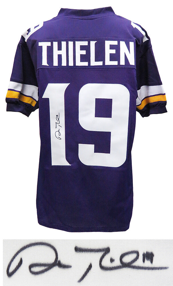 Adam Thielen Signed Purple Custom Jersey - THIJRY301 - Adam Thielen Signed Purple Custom Jersey product image