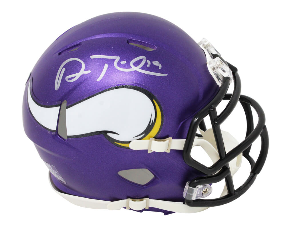 Adam Thielen Signed Minnesota Vikings Riddell Speed Mini Helmet - THIMIN300 - Adam Thielen Signed Minnesota Vikings Riddell Speed Mini Helmet product image