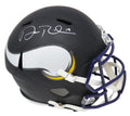 Adam Thielen Signed Minnesota Vikings Flat Black Matte Riddell Full Size Replica Helmet - THIREP301 - Adam Thielen Signed Minnesota Vikings Flat Black Matte Riddell Full Size Replica Helmet product image