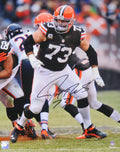 Joe Thomas Signed Cleveland Browns Action vs Bears 16x20 Photo - THO16P310 - Joe Thomas Signed Cleveland Browns Action vs Bears 16x20 Photo product image