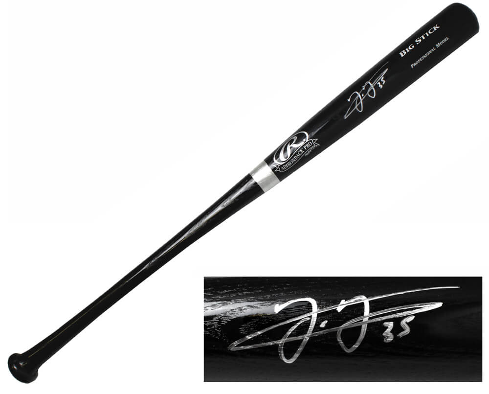 Frank Thomas Signed Rawlings Big Stick Black Baseball Bat - THOBAT110 - Frank Thomas Signed Rawlings Big Stick Black Baseball Bat product image