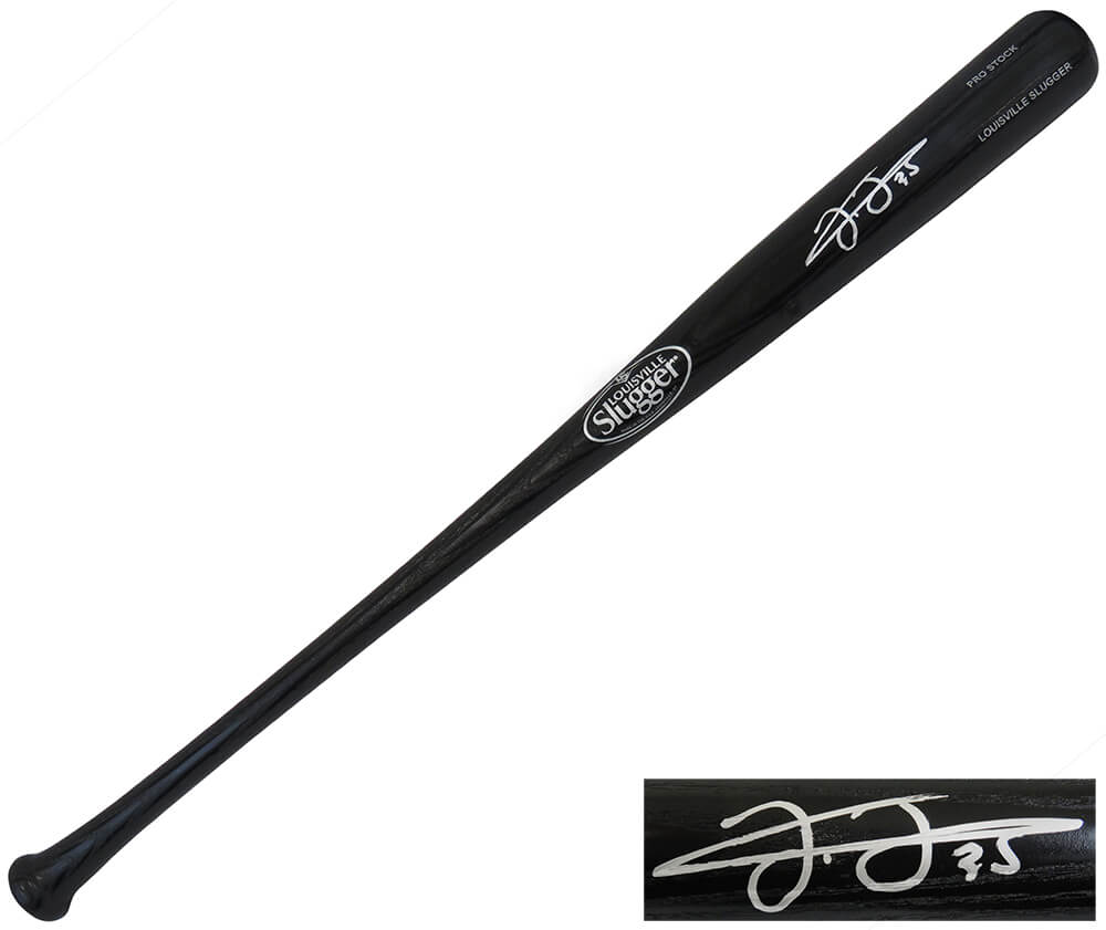 Frank Thomas Signed Louisville Slugger Pro Stock Black Baseball Bat - THOBAT113 - Frank Thomas Signed Louisville Slugger Pro Stock Black Baseball Bat product image