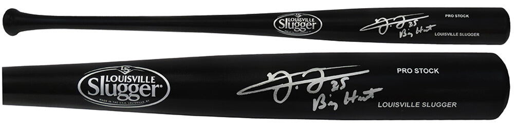 Frank Thomas Signed Louisville Slugger Pro Stock Black Baseball Bat w/Big Hurt - THOBAT115 - Frank Thomas Signed Louisville Slugger Pro Stock Black Baseball Bat w/Big Hurt product image
