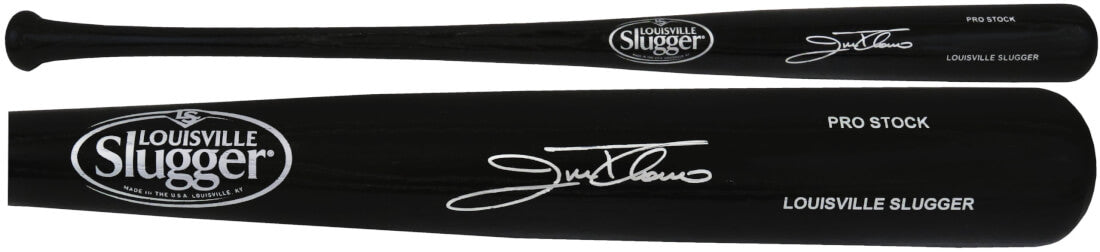 Jim Thome Signed Louisville Slugger Pro Stock Black Baseball Bat - THOBAT131 - Jim Thome Signed Louisville Slugger Pro Stock Black Baseball Bat product image