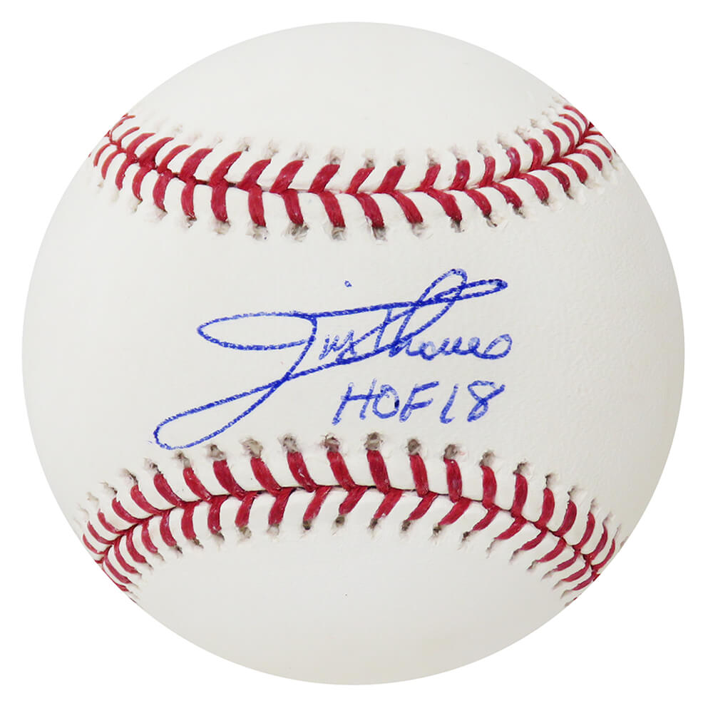 Jim Thome Signed Rawlings Official MLB Baseball w/HOF'18 - THOBSB130 - Jim Thome Signed Rawlings Official MLB Baseball w/HOF'18 product image